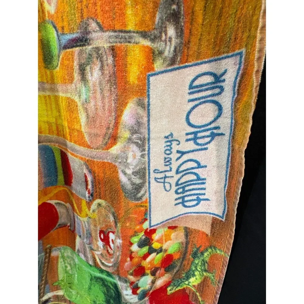 Ben Kaufman Always Happy Hour Tropical Cocktail Beach Towel Colorful 100% Cotton